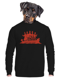 unisex mikina bez kapuce