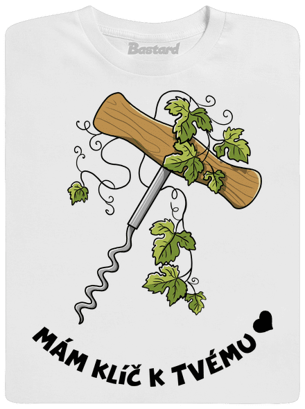 Otevři mé srdce pánské dlouhý rukáv White