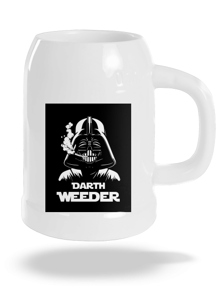 Darth Weeder půllitr White