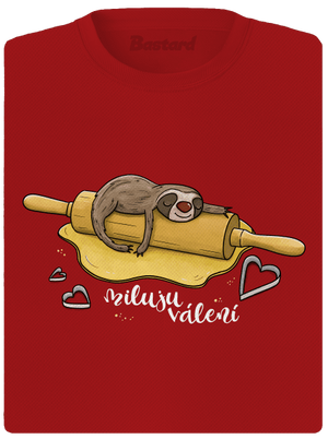Miluju válení dámské sportovní tričko Red Mal
