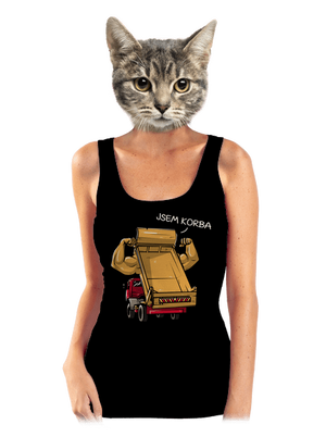 Korba dámské tílko klasické Black