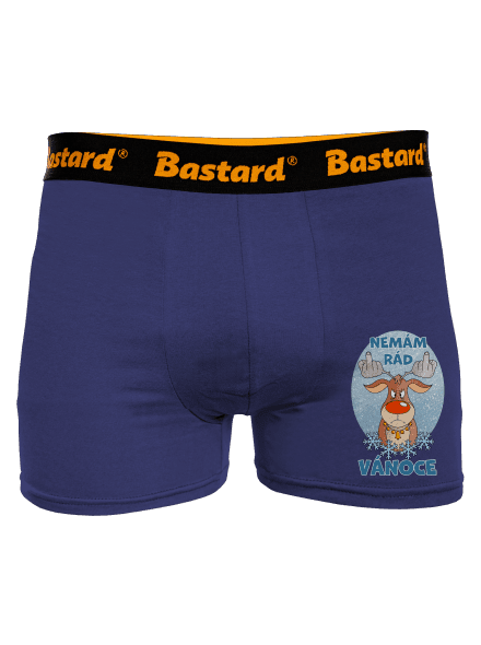 Nemám rád Vánoce boxerky Blue Navy