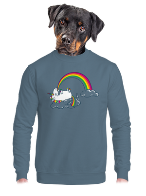 unisex mikina bez kapuce