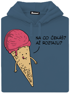 Zmrzlina dámská mikina klokanka Denim
