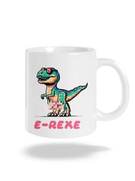 E-Rexe klasický hrnek White