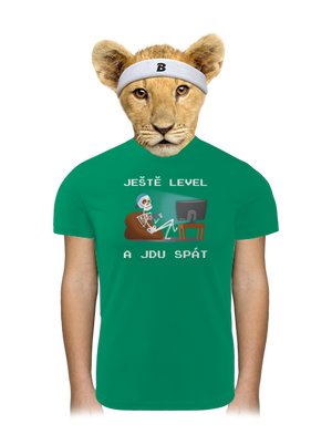 Ještě level dětské sportovní tričko Kelly Green Mal