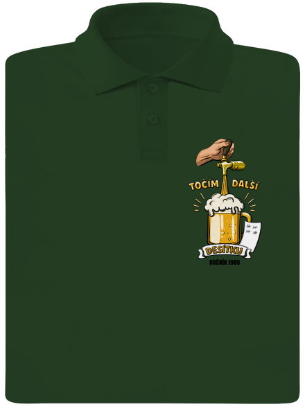 Točím další desítku pánská polokošile Bottle Green Mal