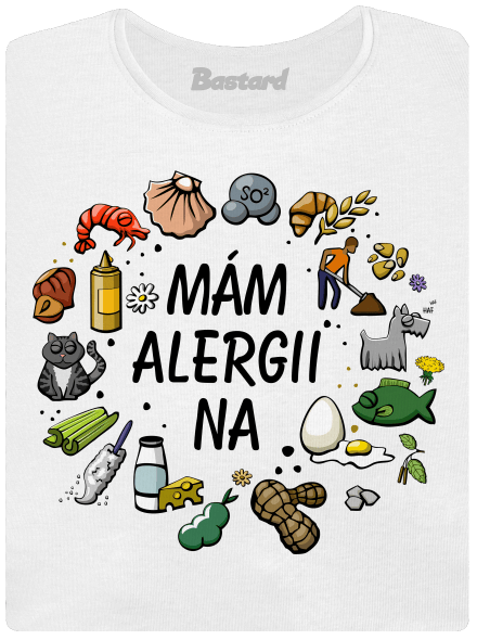 Mám alergii na... + fix dámské tričko White