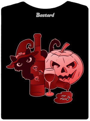 Hello, víno dámské tričko s lemem Black