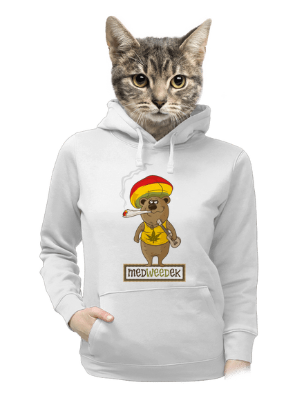 Medweedek dámská mikina klokanka White