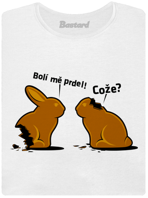Bolí mě prdel dámské tričko s lemem White
