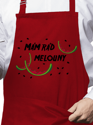 Melouny zástěra Red