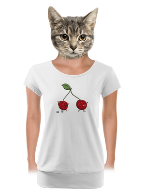 dámské tričko s lemem