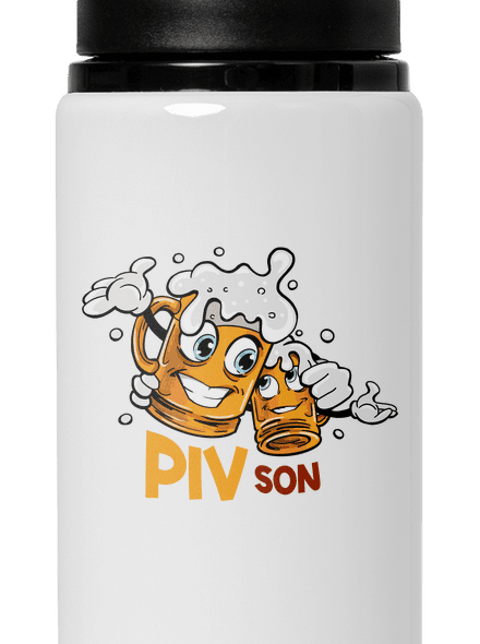 Pivson lahev na vodu White