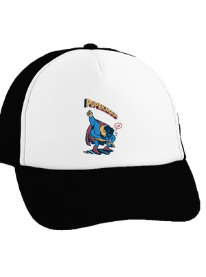 Pupekman kšiltovka truckerka Black cap