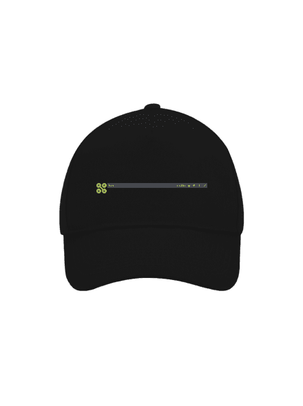 NYX lišta kšiltovka baseballka Black