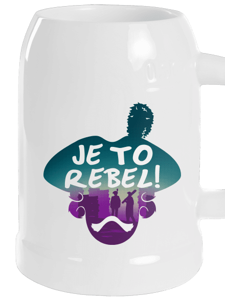 Je to rebel půllitr White