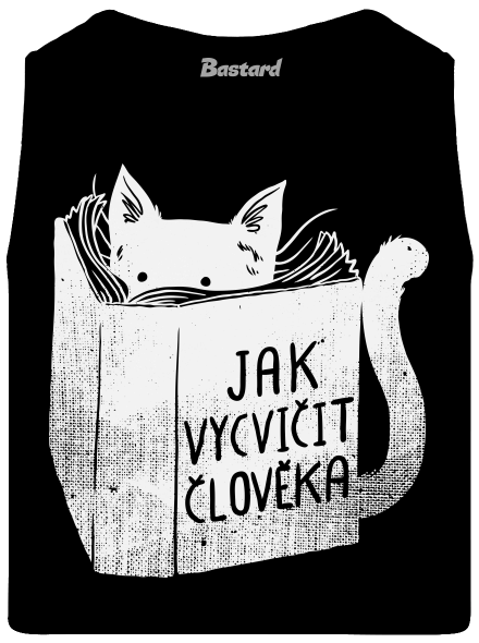 Povinná četba pánské tílko Black