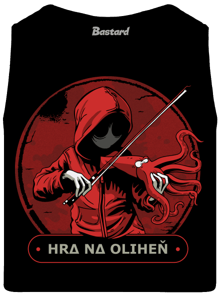 Hra na oliheň pánské tílko Black