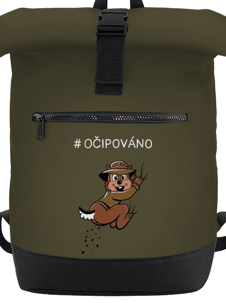 Očipováno batoh Military Green