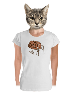 Bábovka dámské tričko premium White