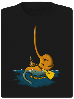 Žaludek na vodě dámské sportovní tričko Black