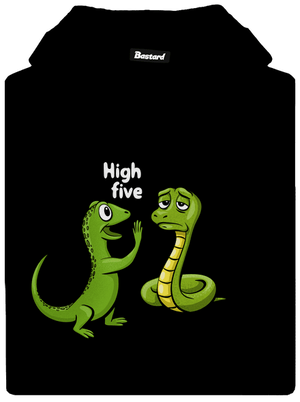 High Five dámská mikina klokanka Black