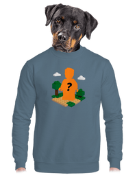 unisex mikina bez kapuce