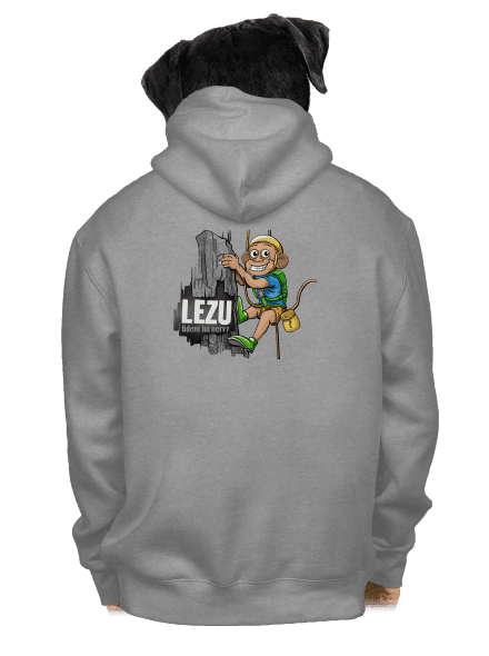 Lezu na nervy pánská mikina na zip Light Melange