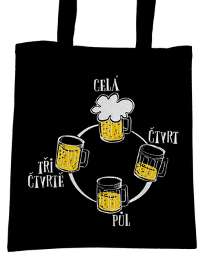 Pivní hodiny taška Black