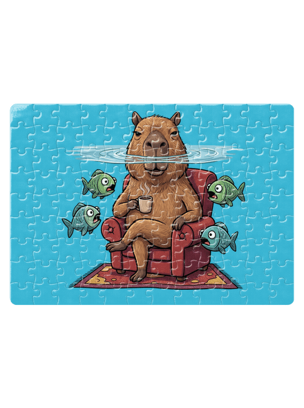 Potopený v pohodě puzzle White