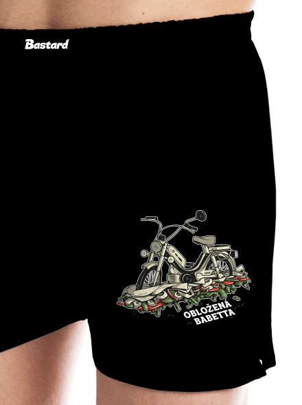 Obložená Babetta pánské trenky Black