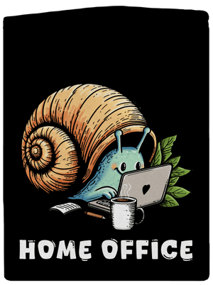 Šnekův home office dámská mikina na zip Black