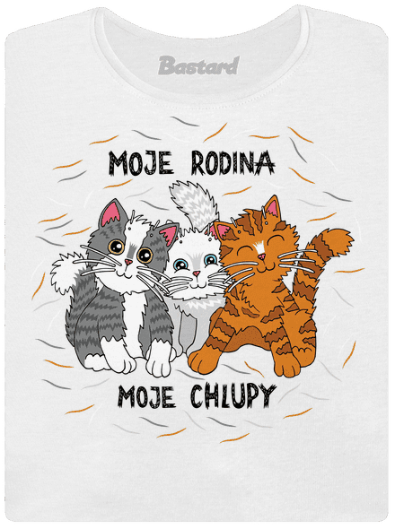 Moje rodina dámské tričko White