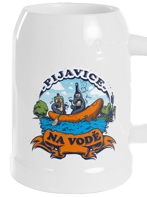 Pijavice na vodě půllitr White