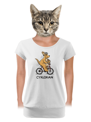 dámské tričko s lemem