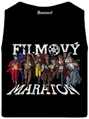 Filmový maraton pánské tílko Black