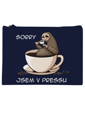 V pressu taštička French Navy