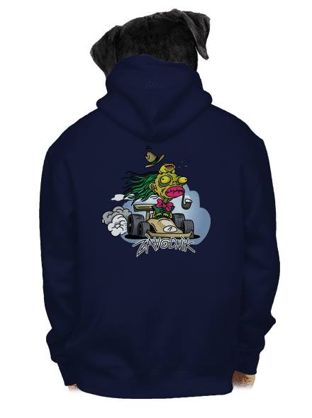 Závodník pánská mikina na zip Navy