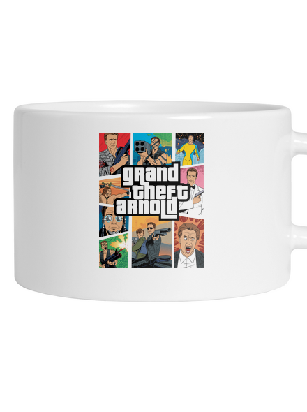 Grand Theft Arnold hrnek makronka White