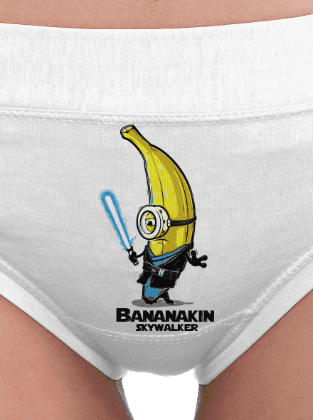 Bananakin Skywalker dámské kalhotky White
