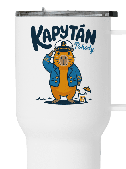 Kapytán pohody termohrnek White