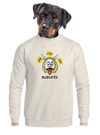 unisex mikina bez kapuce