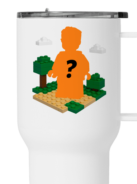 Lego postava z vlastní fotky termohrnek White