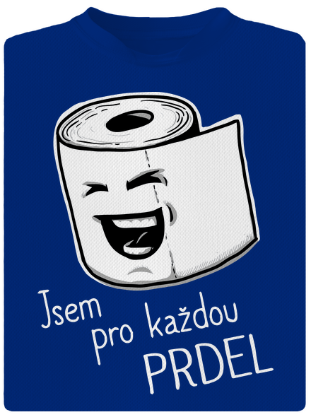 Prdel pánské sportovní tričko Royal Blue Mal