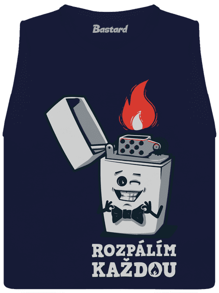 Rozpálím každou dámské tílko volné Navy