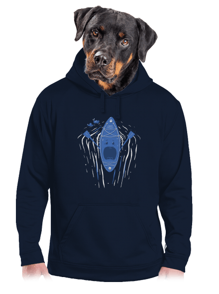 Ahhhh! pánská mikina klokanka Navy