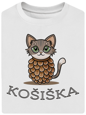 Košiška unisex tričko oversized White