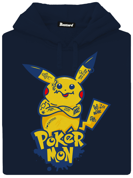 Pokérmon pánská mikina klokanka Navy