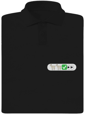 Emoji pánská polokošile Black